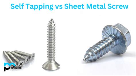 self tapping screws vs sheet metal screws|self tapping screws at lowe's.